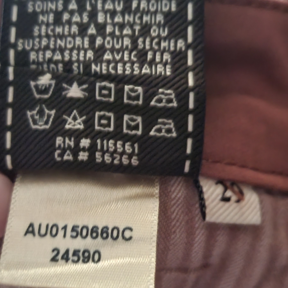 7 For All Mankind Women's Skinny Jeans in Burgundy - Picture 3 of 7